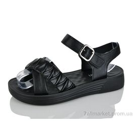 Фотография Шлепки женские облегченные Лето 2216 black (8 пар р.37-42) "MaiNeLin" недорого оптом от прямого поставщика