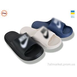 Шльопанці чоловічі пляжні Літо N1899 mix (12 пар р.40-45) "Jumay" недорого оптом від прямого постачальника