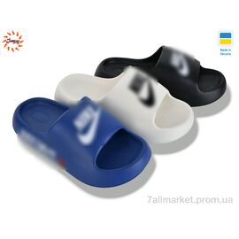 Шльопанці чоловічі пляжні Літо N022 mix (12 пар р.40-45) "Jumay" недорого оптом від прямого постачальника
