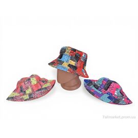 Панама жіноча Літо A18 mix (50 шт. р.сітка57-59) "CAP" недорого оптом від прямого постачальника