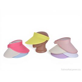 Кепка жіноча Літо E3 mix (50 шт. р.сітка58-60) "CAP" недорого оптом від прямого постачальника