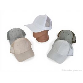Фотография Кепка для мужчин Лето D8 mix (50 шт. р.сетка 57-59) "CAP" недорого оптом от прямого поставщика