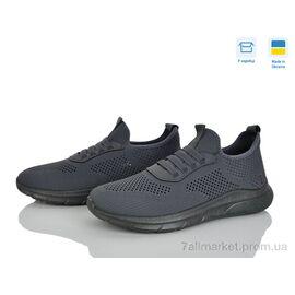 Фотография Кроссовки мужские модные Лето M25-04 сірий (8 пар р.41-45) "Paolla" недорого оптом от прямого поставщика