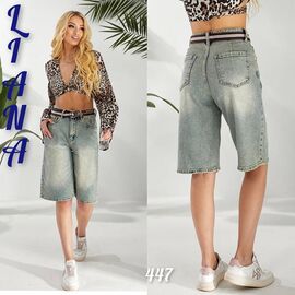 Шорти жіночі 447 l.grey р.25-30 "Beki" недорого оптом від прямого постачальника