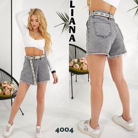 Шорти жіночі 4004 l.grey р.25-30 "Beki" недорого оптом від прямого постачальника