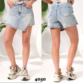 Шорти жіночі 4050 l.blue р.25-30 "Beki" недорого оптом від прямого постачальника