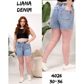 Шорти жіночі 4026 l.blue р.30-36 "Beki" недорого оптом від прямого постачальника
