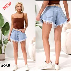 Шорти жіночі 4038 l.blue р.25-30 "Beki" недорого оптом від прямого постачальника