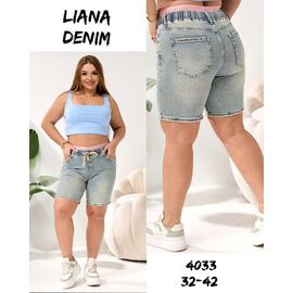Шорти жіночі 4033 l.blue р.32-42 "Beki" недорого оптом від прямого постачальника