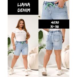 Шорти жіночі 4030 l.blue р.31-38 "Beki" недорого оптом від прямого постачальника