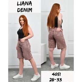 Шорти жіночі 4051 brown р.28-33 "Beki" недорого оптом від прямого постачальника