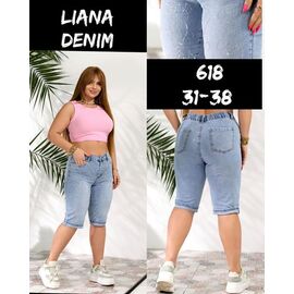 Шорти жіночі 618 l.blue р.31-38 "Beki" недорого оптом від прямого постачальника