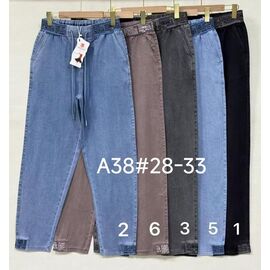 Джинси жіночі A38-3 grey р.28-33 "Immei" недорого оптом від прямого постачальника