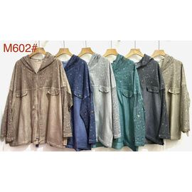 Куртка жіноча M602 grey р.56-62 "Immei" недорого оптом від прямого постачальника