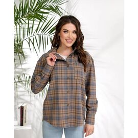 Сорочка жіноча 1050-1 camel р.42-48 "Lelis" недорого оптом від прямого постачальника