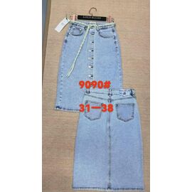 Спідниця жіноча 9090 l.blue р.31-38 "Lolo Blues" недорого оптом від прямого постачальника