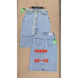 Спідниця жіноча 9089 l.blue р.28-33 "Lolo Blues" недорого оптом від прямого постачальника