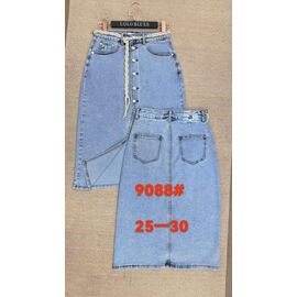 Спідниця жіноча 9088 l.blue р.25-30 "Lolo Blues" недорого оптом від прямого постачальника