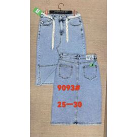 Спідниця жіноча 9093 l.blue р.25-30 "Lolo Blues" недорого оптом від прямого постачальника