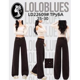 Джинси жіночі LD22609 black р.25-30 "Lolo Blues" недорого оптом від прямого постачальника