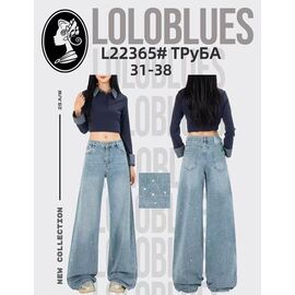 Джинси жіночі L22365 l.blue р.31-38 "Lolo Blues" недорого оптом від прямого постачальника