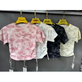 Фотография Футболка детская на девочку FK1693 yellow р.120-160 "Fili kids" недорого оптом от прямого поставщика