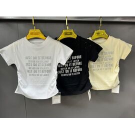 Фотография Футболка детская на девочку FK1695 black р.120-160 "Fili kids" недорого оптом от прямого поставщика