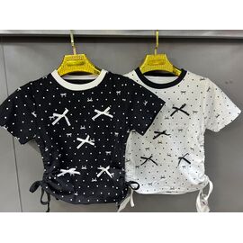 Фотография Футболка детская на девочку FK1701 black р.120-160 "Fili kids" недорого оптом от прямого поставщика