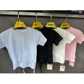 Фотография Футболка детская на девочку FK1721 pink р.120-160 "Fili kids" недорого оптом от прямого поставщика