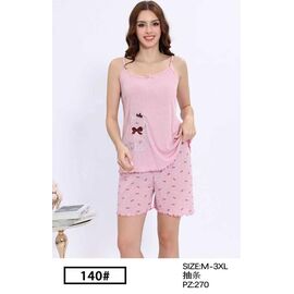 Фотография Пижама лёгкая женская 140 pink р.50-58 "Fili Wear" недорого оптом от прямого поставщика