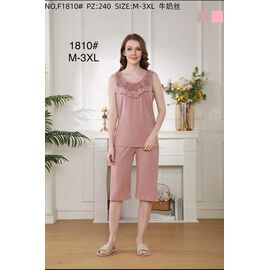 Фотография Пижама лёгкая женская 1810 beige р.50-58 "Fili Wear" недорого оптом от прямого поставщика