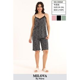 Фотография Пижама лёгкая женская 3006 black р.50-58 "Fili Wear" недорого оптом от прямого поставщика