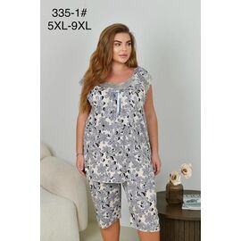 Піжама легка жіноча 335-1 grey р.50-58 "Fili Wear" недорого оптом від прямого постачальника