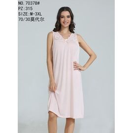Фотография Ночнушка женская 70378 l.beige р.M-3XL "Fili Wear" недорого оптом от прямого поставщика