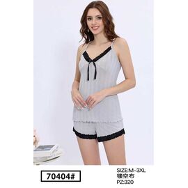 Піжама легка жіноча 70404 grey р.50-58 "Fili Wear" недорого оптом від прямого постачальника