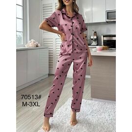 Піжама легка жіноча 70513 powder р.M-3XL "Fili Wear" недорого оптом від прямого постачальника