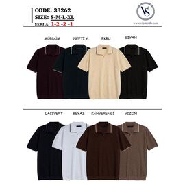 Фотография Футболка мужская 33262 l.brown р.S-XL "Vip Stendo" недорого оптом от прямого поставщика