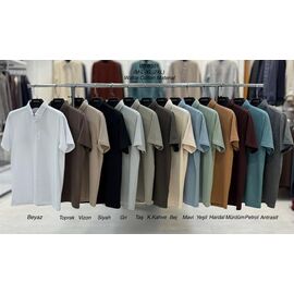 Фотография Футболка мужская 5501 l.brown р.M-2XL "Vip Stendo" недорого оптом от прямого поставщика