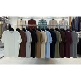 Фотография Футболка мужская 5780 d.beige р.M-2XL "Vip Stendo" недорого оптом от прямого поставщика