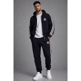 Фотография Костюм спортивный мужской ZW1384 black р.46-54 "Zalov" недорого оптом от прямого поставщика