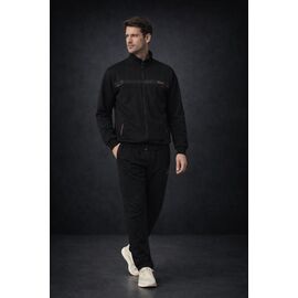 Фотография Костюм спортивный мужской ZW1424 black р.46-54 "Zalov" недорого оптом от прямого поставщика