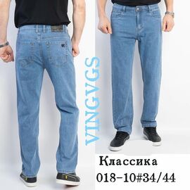 Джинси чоловічі 018-10 l.blue р.34-44 "Vingvgs" недорого оптом від прямого постачальника