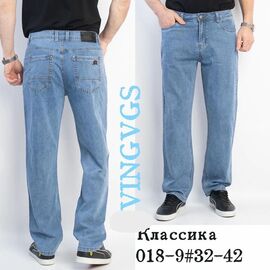 Джинси чоловічі 018-9 l.blue р.32-42 "Vingvgs" недорого оптом від прямого постачальника