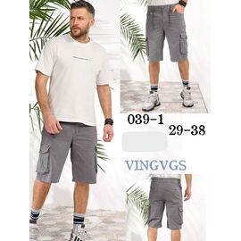 Фотография Шорты мужские 039-1 grey р.29-38 "Vingvgs" недорого оптом от прямого поставщика