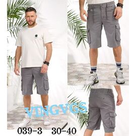 Фотография Шорты мужские 039-3 grey р.30-40 "Vingvgs" недорого оптом от прямого поставщика
