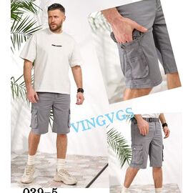 Фотография Шорты мужские 039-5 grey р.30-38 "Vingvgs" недорого оптом от прямого поставщика
