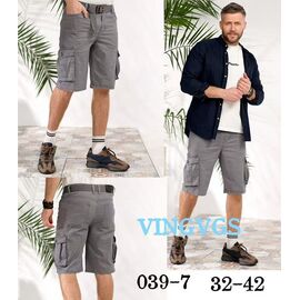 Фотография Шорты мужские 039-7 grey р.32-42 "Vingvgs" недорого оптом от прямого поставщика
