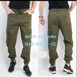 Фотография Штаны мужские 040-3 khaki р.32-42 "Vingvgs" недорого оптом от прямого поставщика