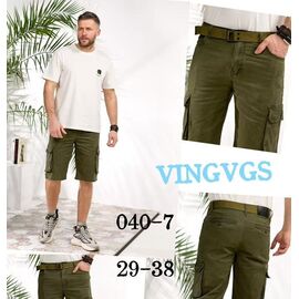 Фотография Шорты мужские 040-7 khaki р.29-38 "Vingvgs" недорого оптом от прямого поставщика