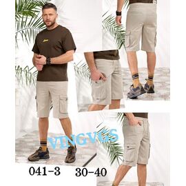 Фотография Шорты мужские 041-3 beige р.30-40 "Vingvgs" недорого оптом от прямого поставщика